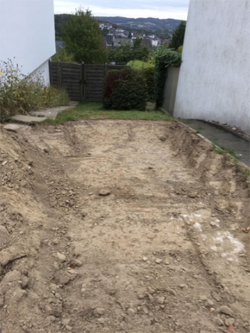 Anlegen einer Auffahrt